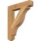 Ekena Millwork Funston Craftsman Rough Sawn Bracket, Western Red Cedar, 4"W x 24"D x 28"H BKT04X24X28FST04RWR - alternate 1